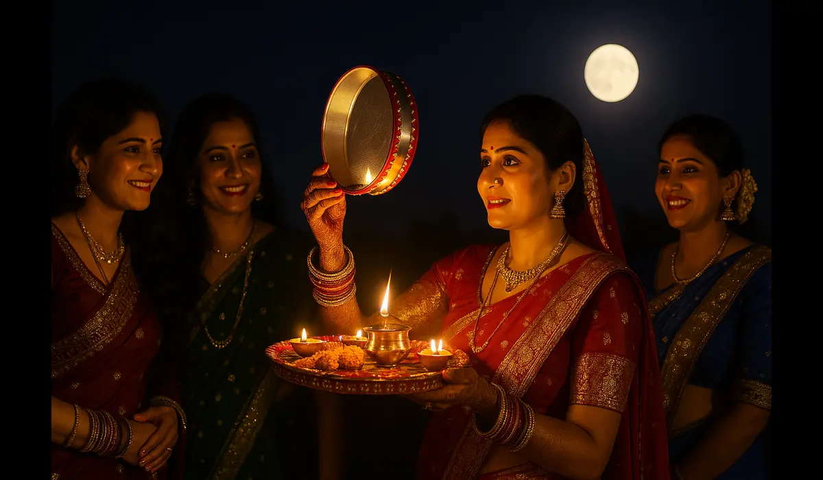 Karwa Chauth 2025 Moonrise & Puja Muhurat — Exact Timings for Your Fast Karwa Chauth moonrise time and puja muhurat ritual