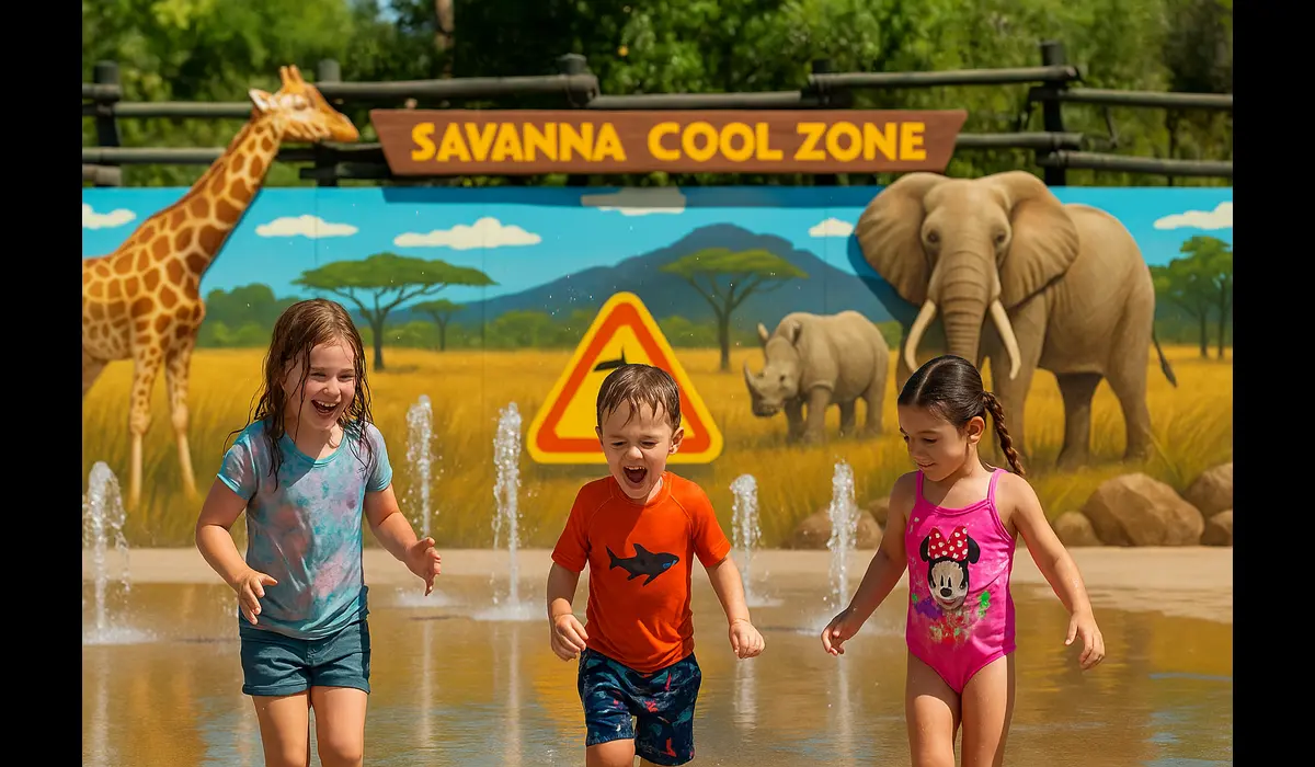 family kids area San Diego Safari Park