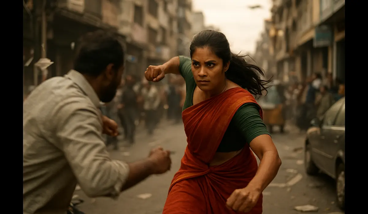 Madharasi Tamil movie action scene