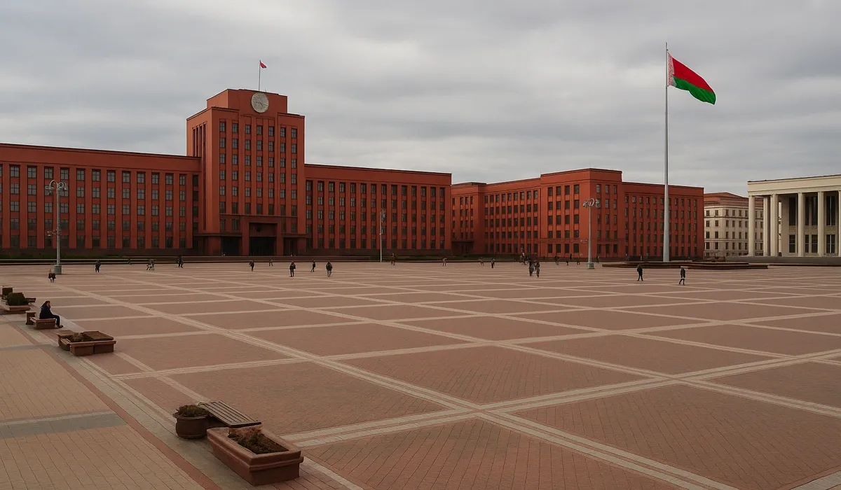 Minsk city center showing alternatives to visiting North Korea in Europe.
