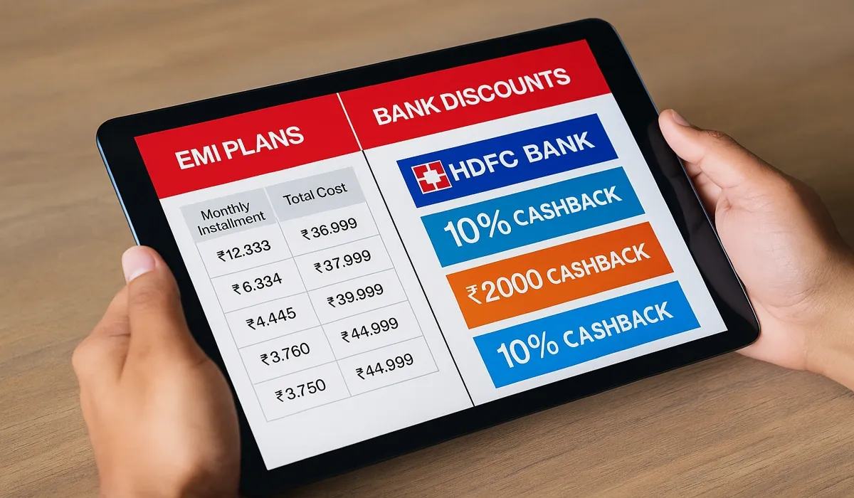 OnePlus 15 EMI comparison India.