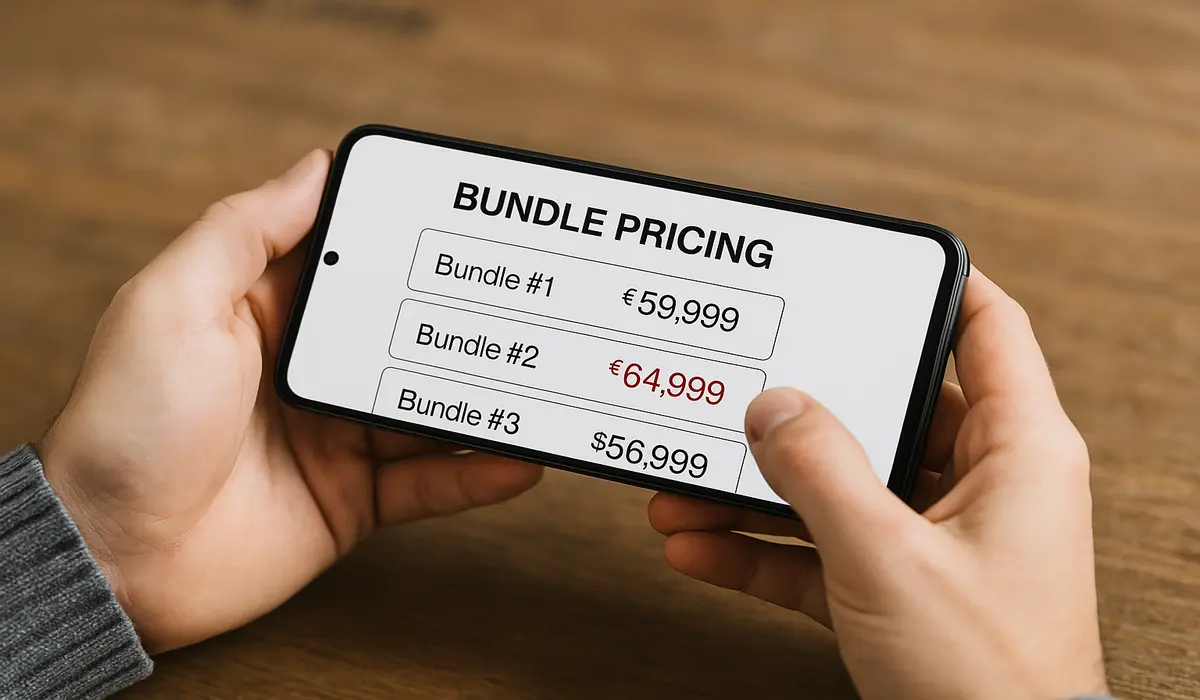 User checking OnePlus Early Bird Offers online