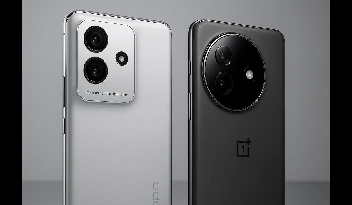 Oppo Find X9 vs OnePlus 13 camera comparison.