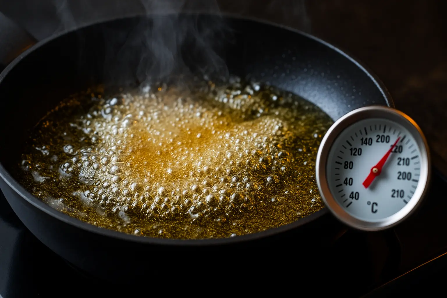Vegetable oil overheating health risk