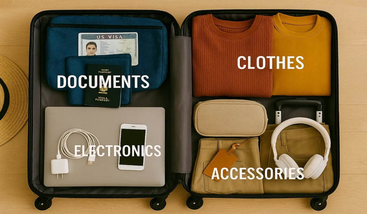 usa study checklist packing essentials for indian students