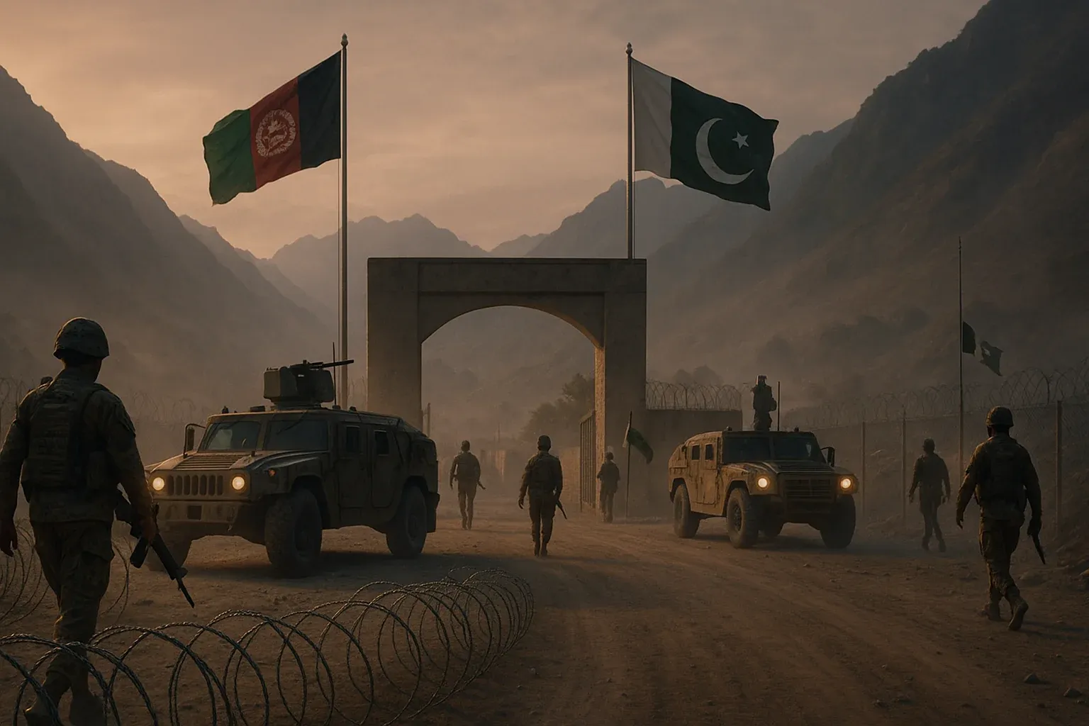 Pakistan Afghanistan border tensions during Doha peace talks 2025