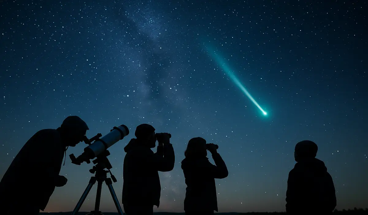 Comet Lemmon visibility October 2025.