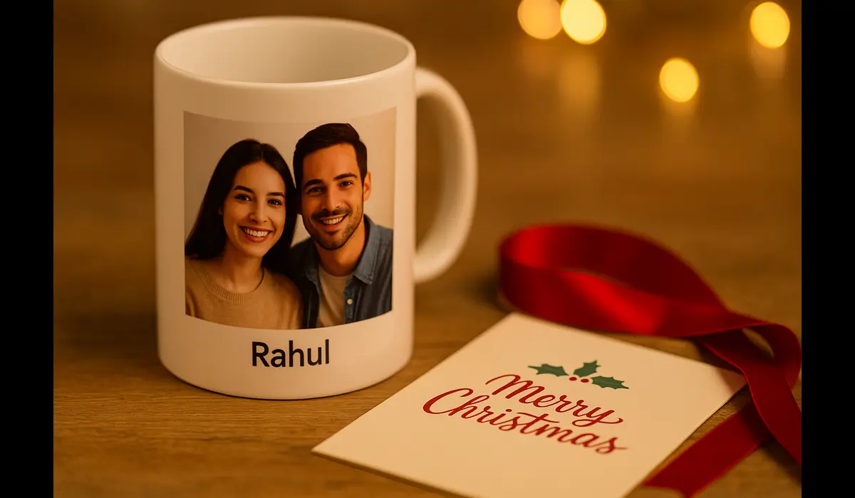 Personalized mug best budget-friendly Christmas gift ideas under ₹1000 in India