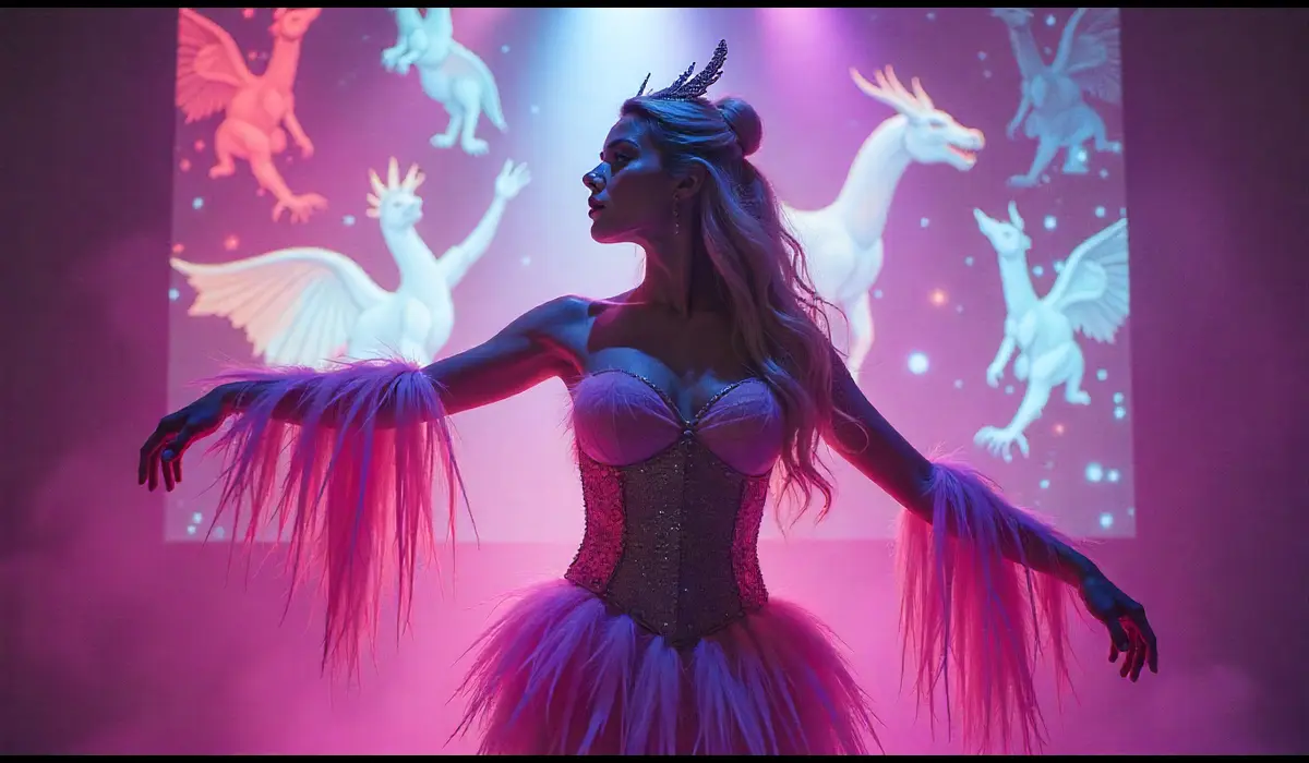 Sabrina Carpenter Showgirl tour performance.