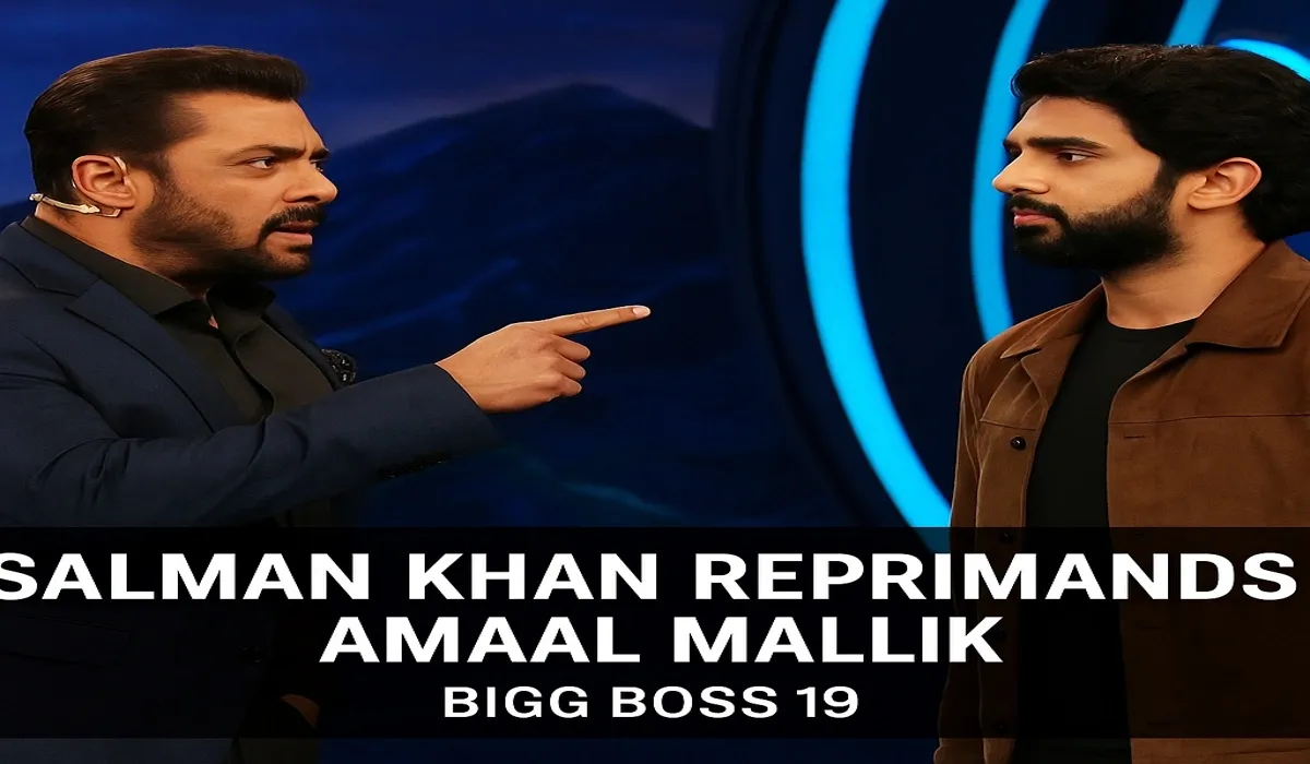 Salman Khan scolds Amaal Mallik during Bigg Boss 19 Weekend Ka Vaar