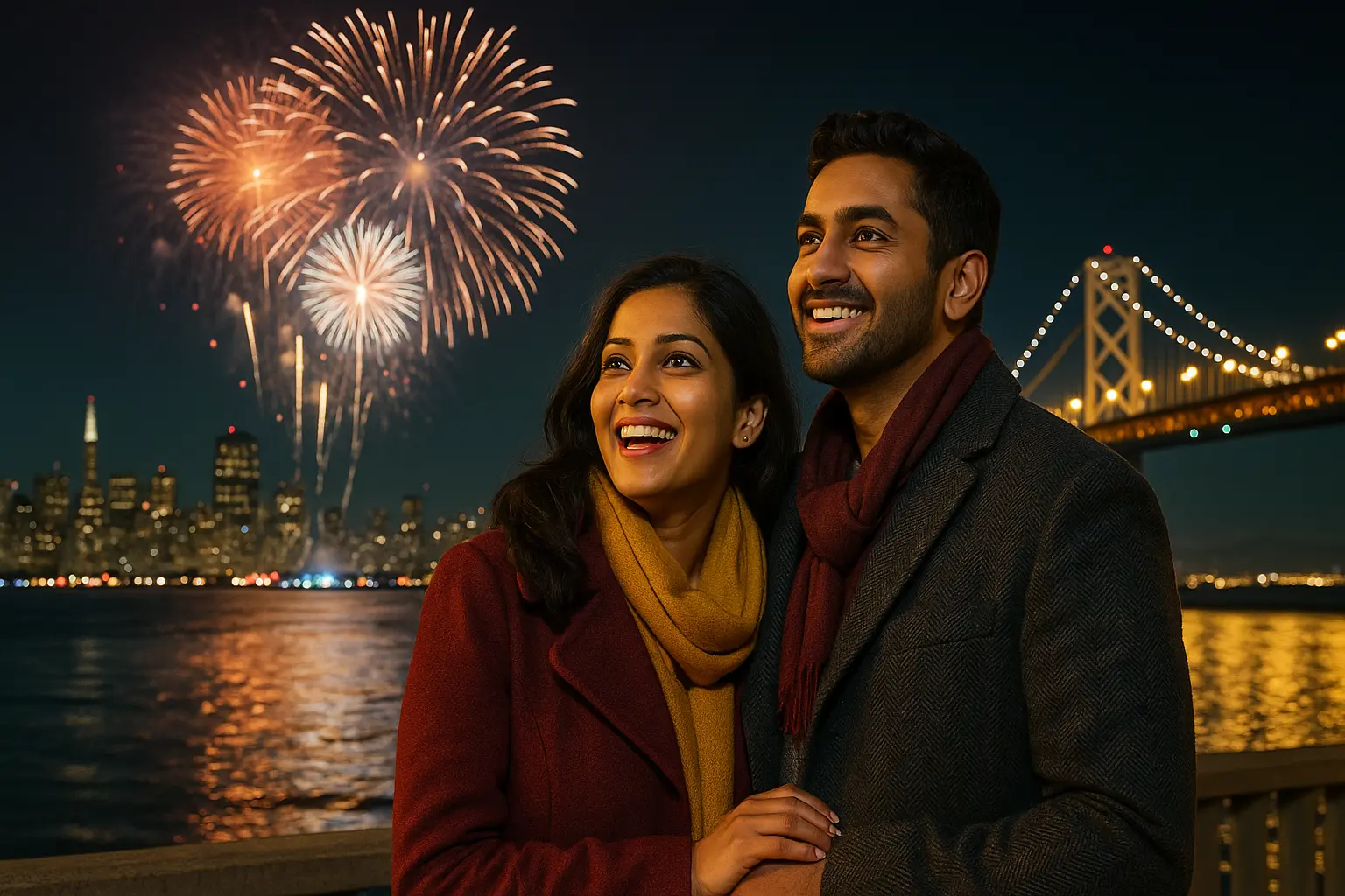 Indian-friendly places in USA San Francisco fireworks