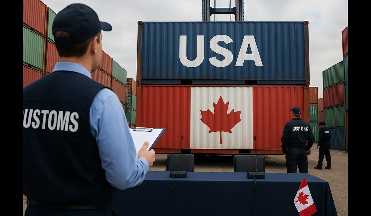U.S.-Canada trade shipments affected by Trump 10% tariff increase