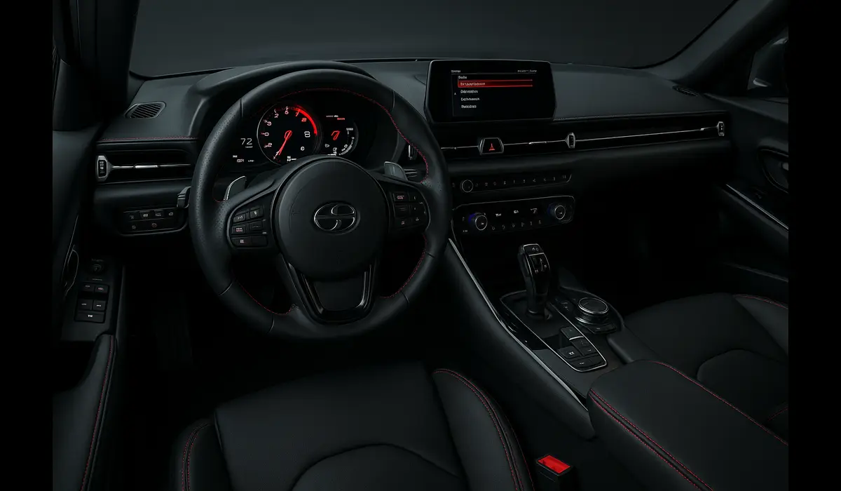 GR Supra A90 interior and driving experience.