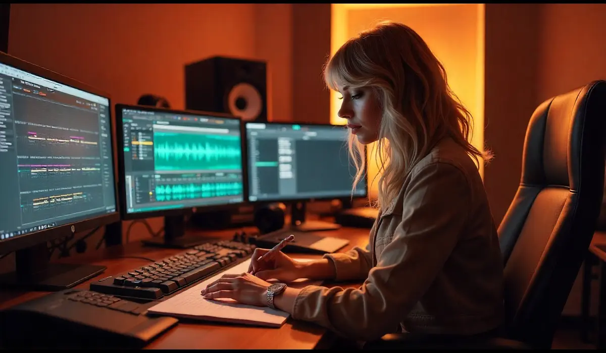 Taylor Swift songwriting Life of a Showgirl Diamond Veins.