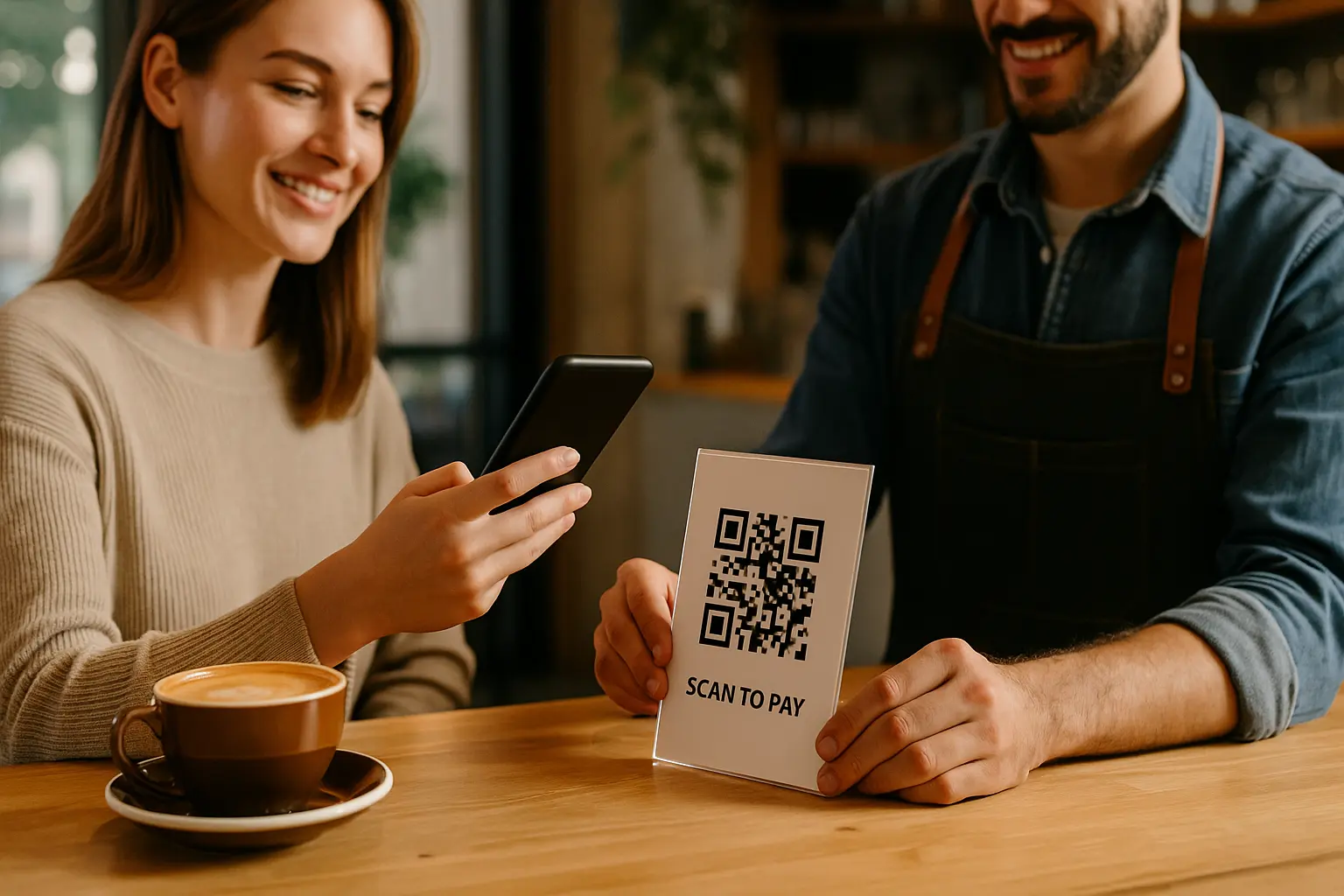 USA QR digital payments.