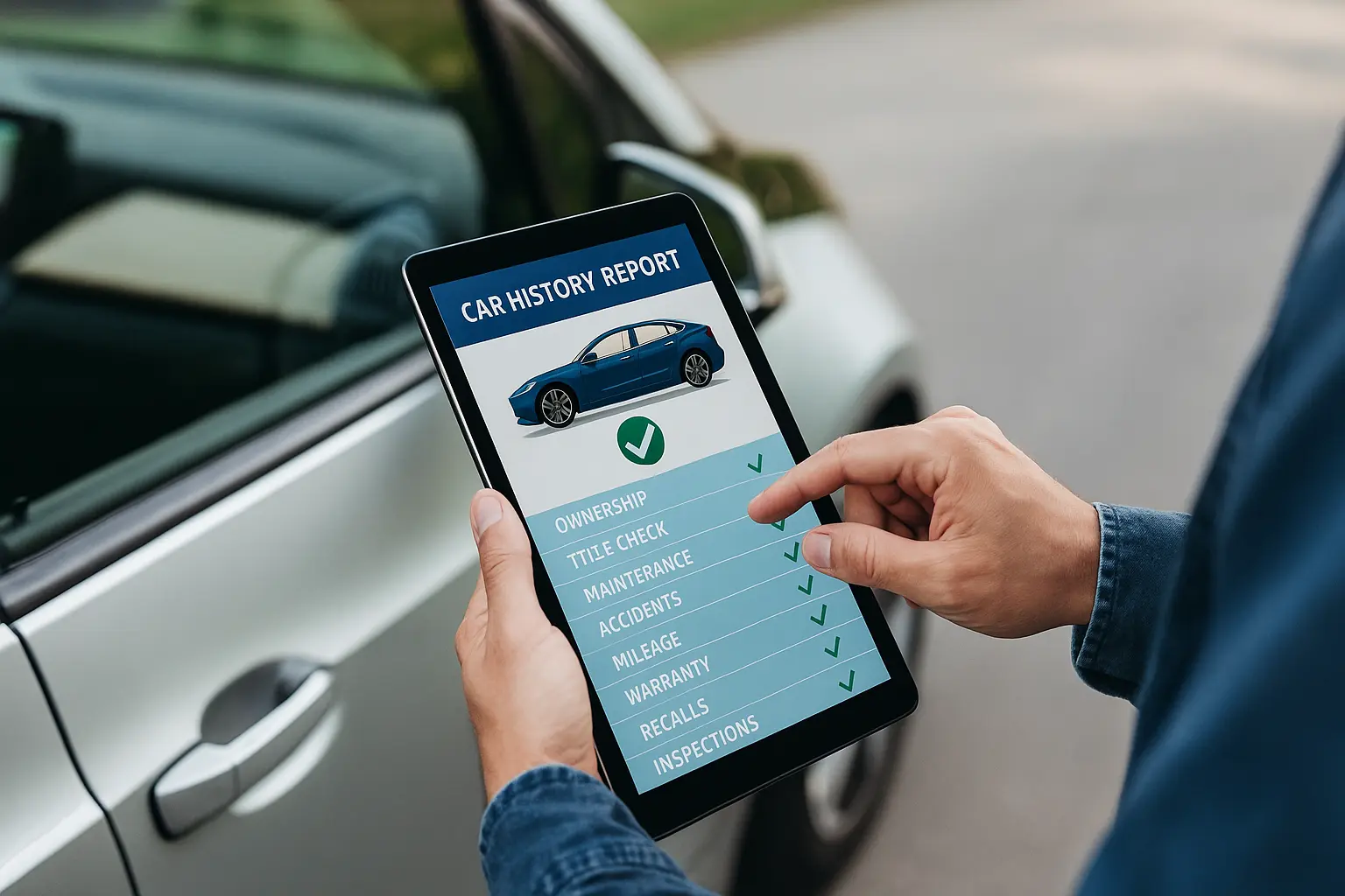 Vehicle history verification inspired by USA used car market transparency.