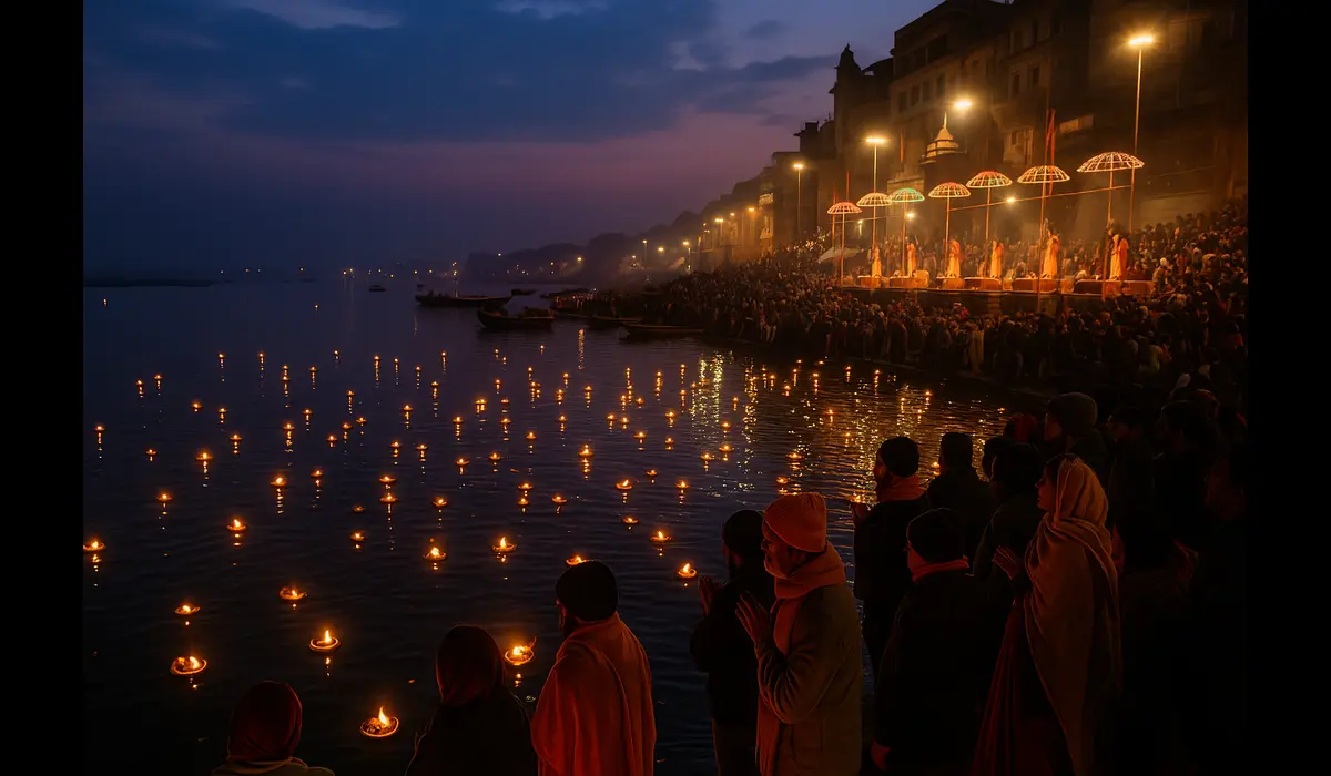 Varanasi Ganga Aarti in Year-End Travel Bucket List India.