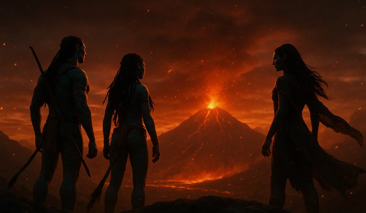 Varang performing ritual in Avatar Fire and Ash trailer breakdown scene.