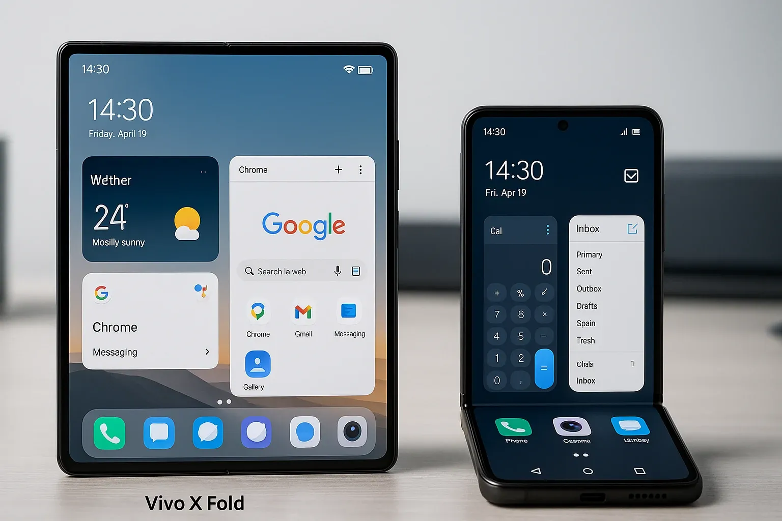 Vivo foldables with OriginOS 6 update