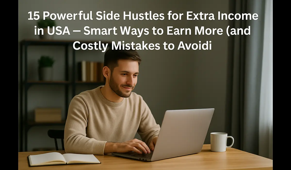 15 Powerful Side Hustles for Extra Income in USA — Smart Ways to Earn More Best side hustles for extra income in USA