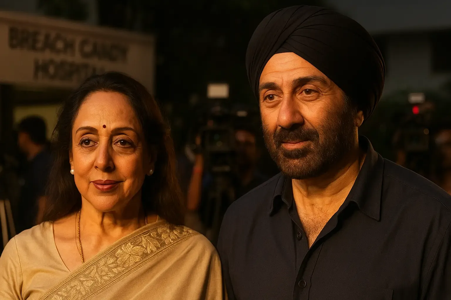 Hema Malini Sunny Deol family statement Dharmendra discharged from hospital