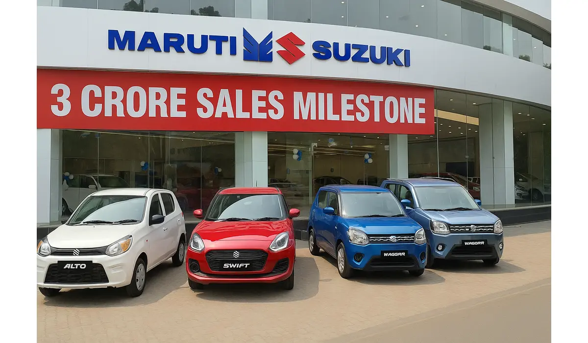 Maruti Suzuki Achieves 3 Crore Domestic Sales: How India’s Favorite Automaker Made History maruti suzuki achieves 3 crore domestic sales milestone showroom