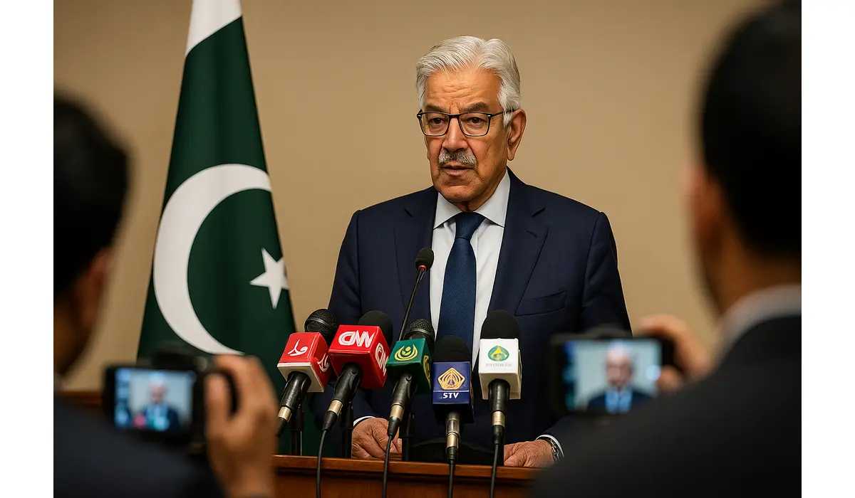 Pakistan Defence Minister’s Bold Peace Warning That Shook Regional Diplomacy pakistan defence minister statement on peace talks with afghanistan press briefing