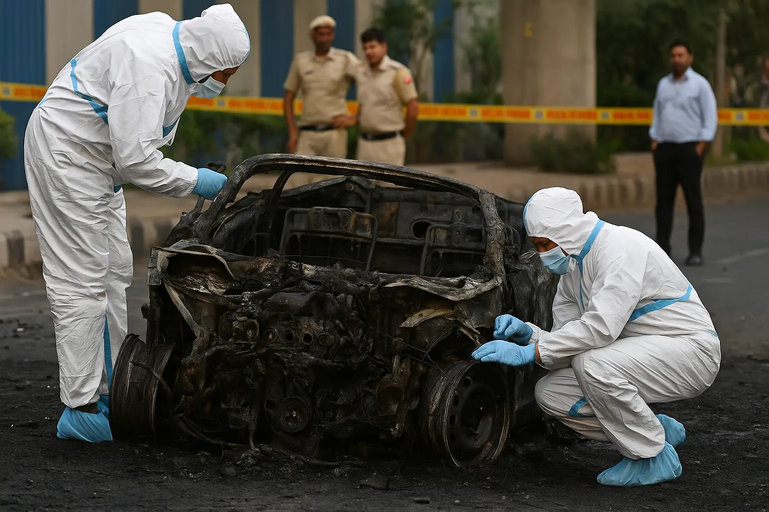 Forensic investigation Delhi Red Fort blast live updates blast car