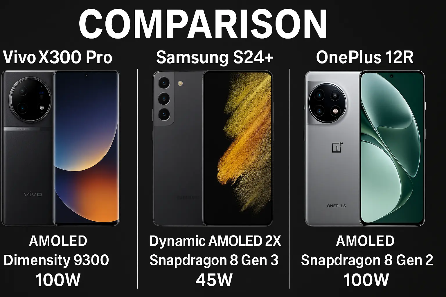 Vivo X300 Series global launch comparison