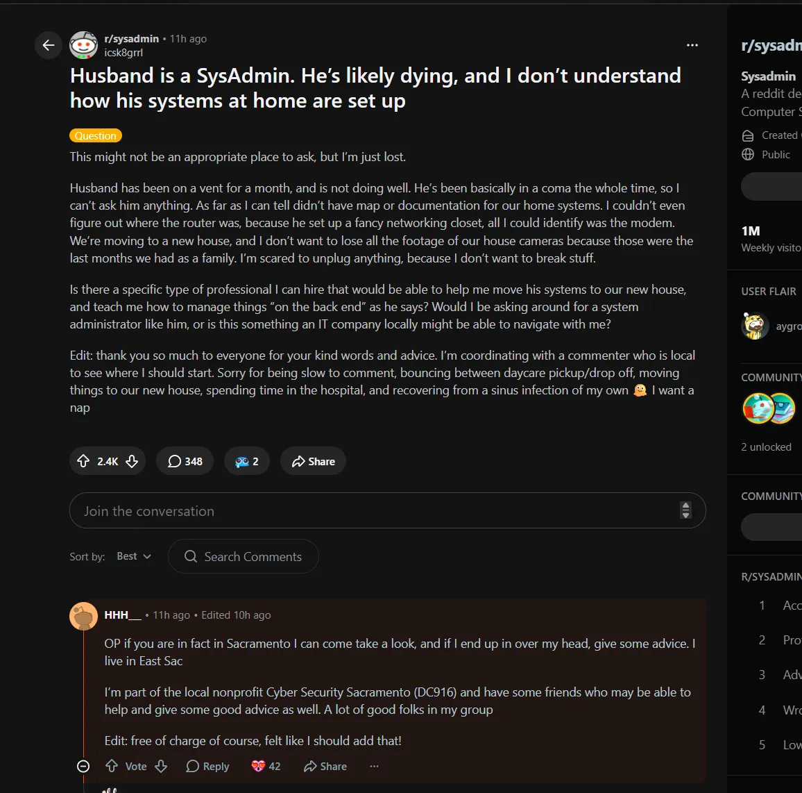 Reddit being wholesome and hilarious 