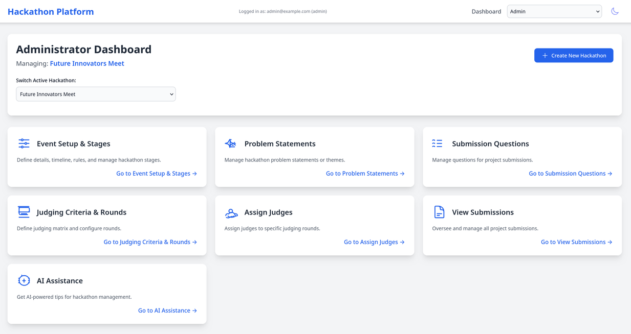 From Chaos to Code: Building a Hackathon Platform (Or How I Learned to Stop Worrying and Love the Demo)