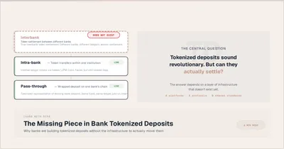Tokenized Deposits vs Stablecoins vs CBDC — three forms of digital money, three different liabilities