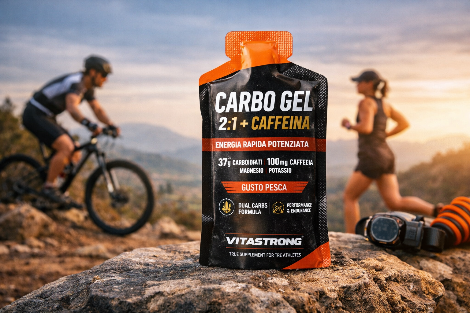 Nuovo Vitastrong CarboGel + Caffeina: energia e sconto 20%