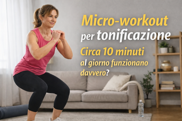 Micro-workout per tonificazione: 10 minuti al giorno funzionano davvero?
