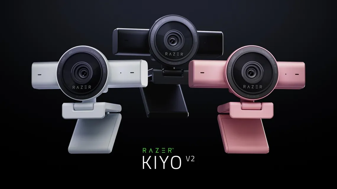 Razer Kiyo V2 e Kiyo V2 X: 4K con AI ora in Quartz e White