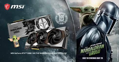 MSI presenta la GeForce RTX 5080 The Mandalorian Edition: solo 500 pezzi in Europa