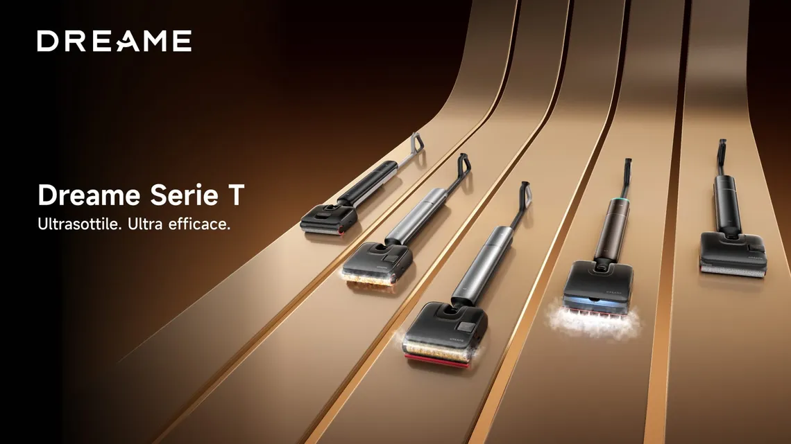 Dreame T Series arriva in Italia: cinque lavapavimenti Wet & Dry, prezzi e caratteristiche