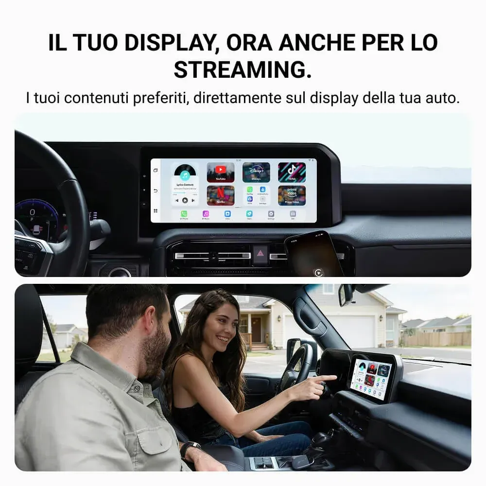 Ottocast Play2Video X e U2Air Edge: CarPlay e Android Auto diventano wireless