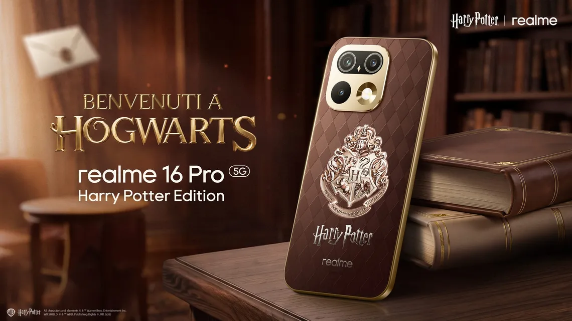 realme 16 Pro Harry Potter Edition: design Hogwarts e confezione limitata