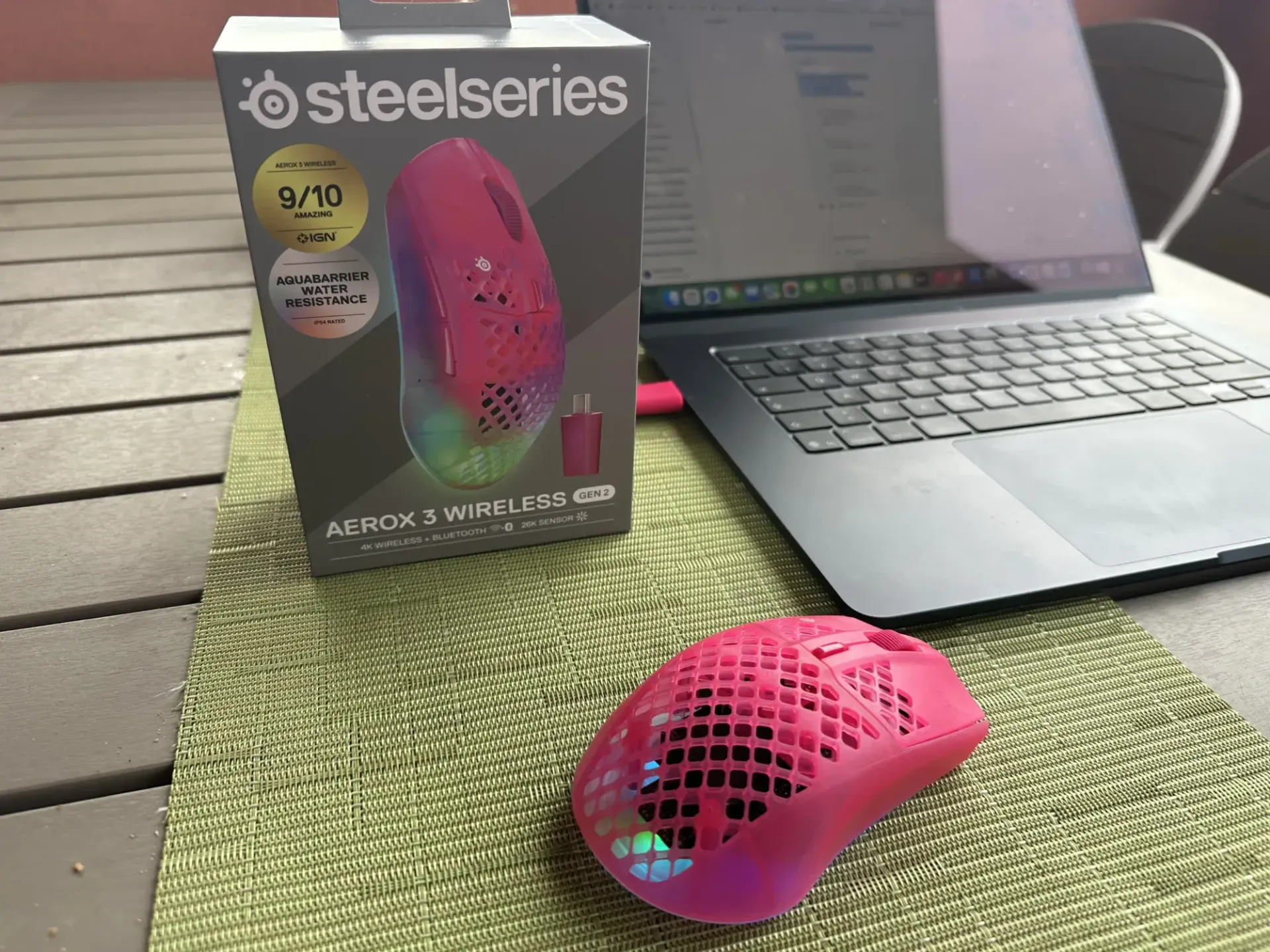 Mouse SteelSeries Aerox 3 Wireless Gen 2 - Recensione