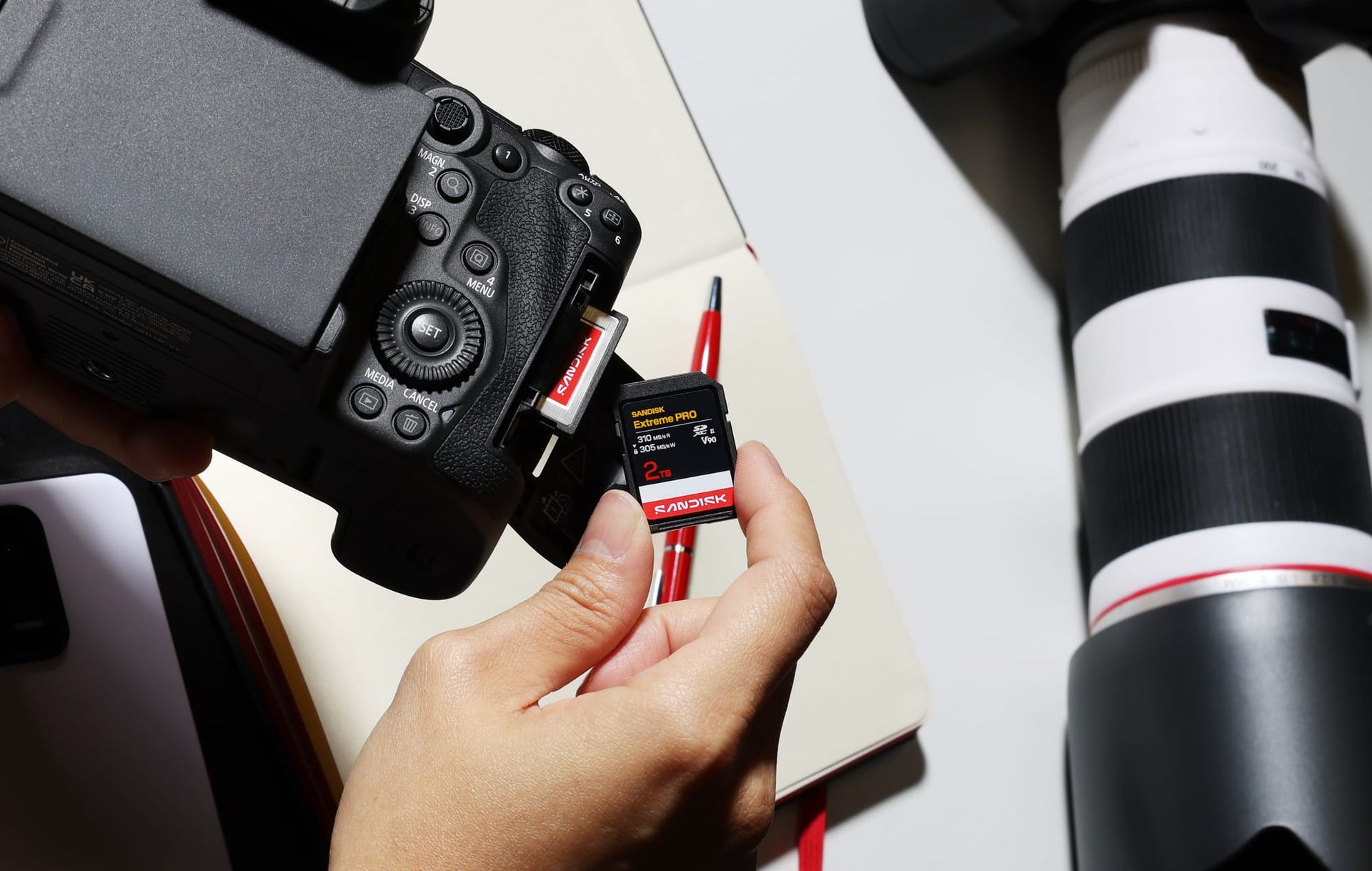 Sandisk CFexpress 4.0 e SD UHS-II fino a 4TB