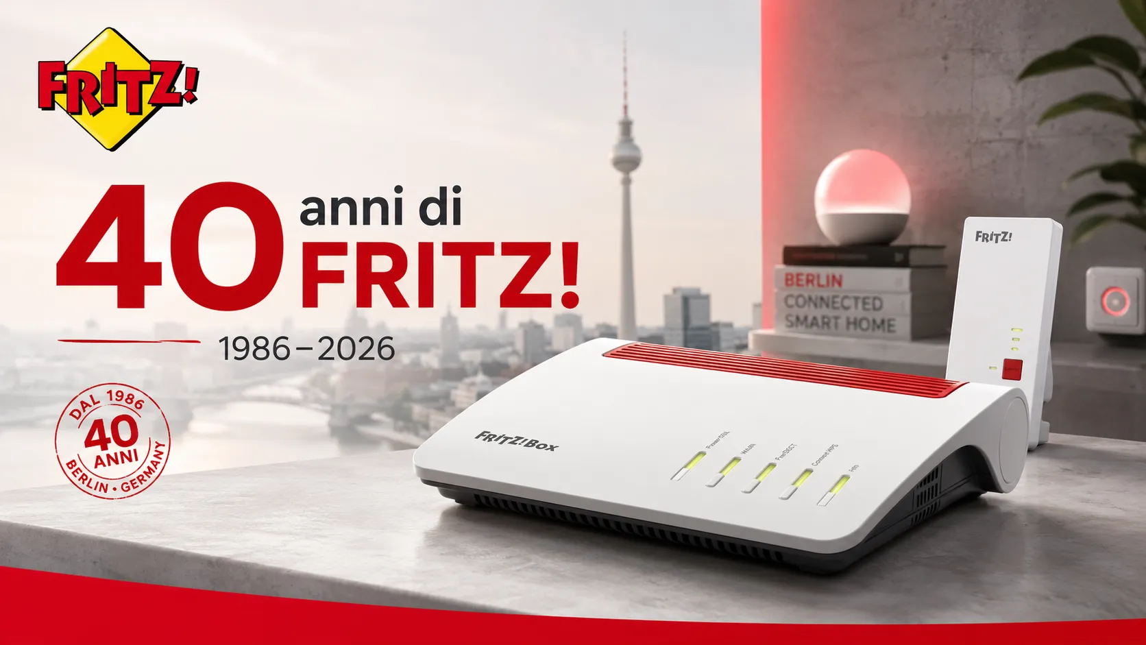 FRITZ! compie 40 anni: la storia dell’azienda berlinese che ha trasformato la casa digitale