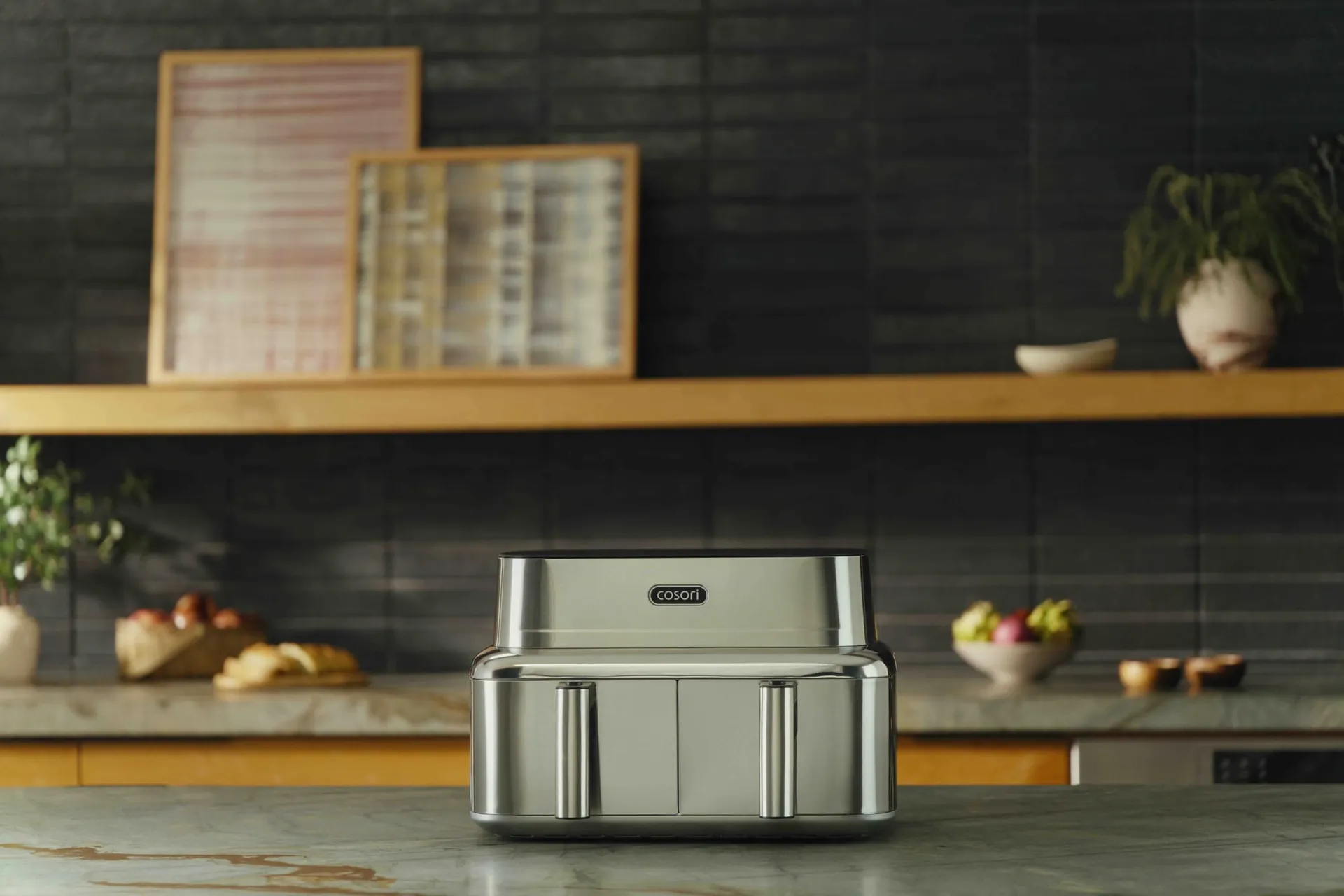 Cosori ICONIC Dual: friggitrice ad aria da 8,6 litri con doppio cestello