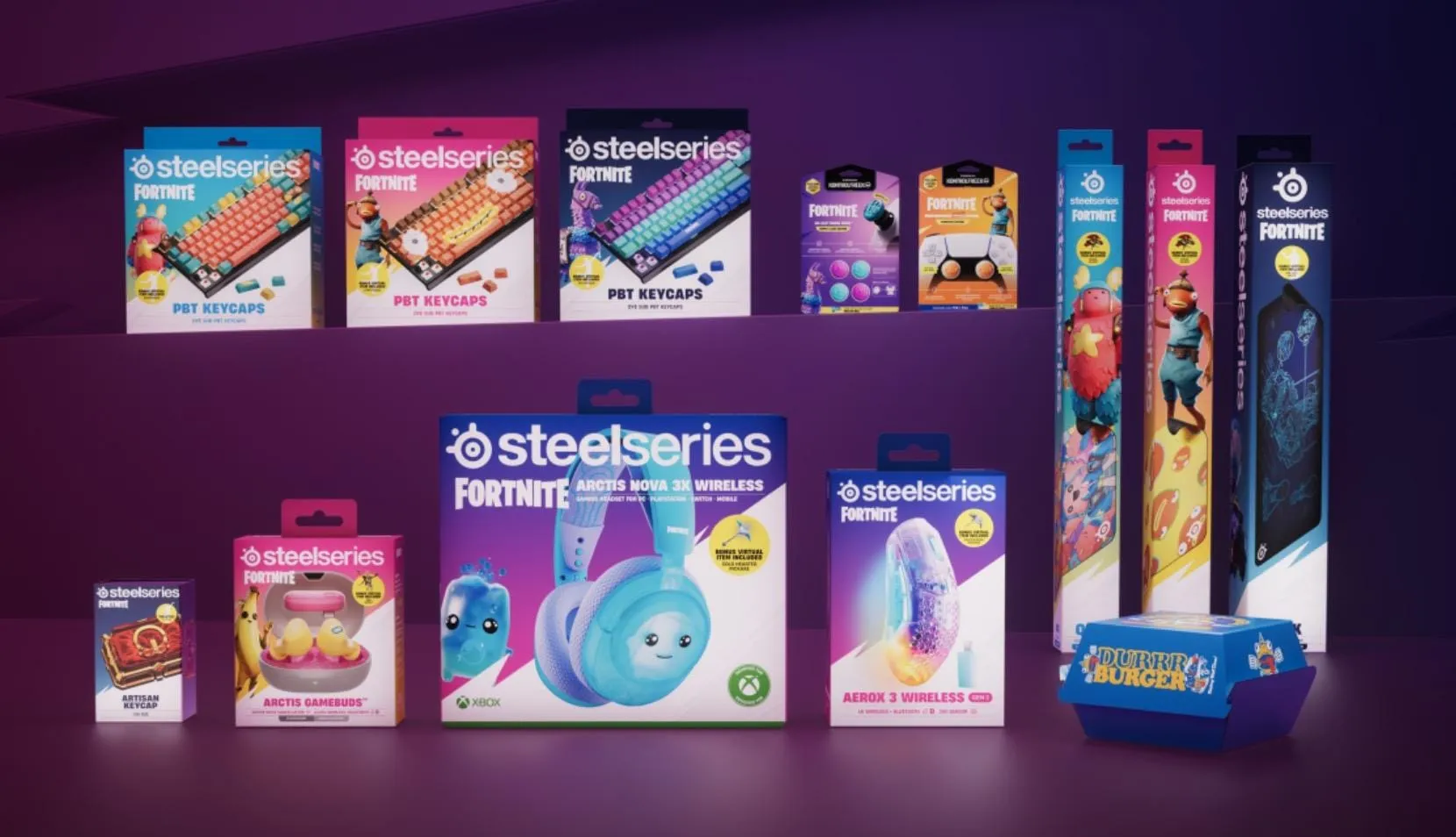 SteelSeries e KontrolFreek lanciano la nuova collezione Fortnite