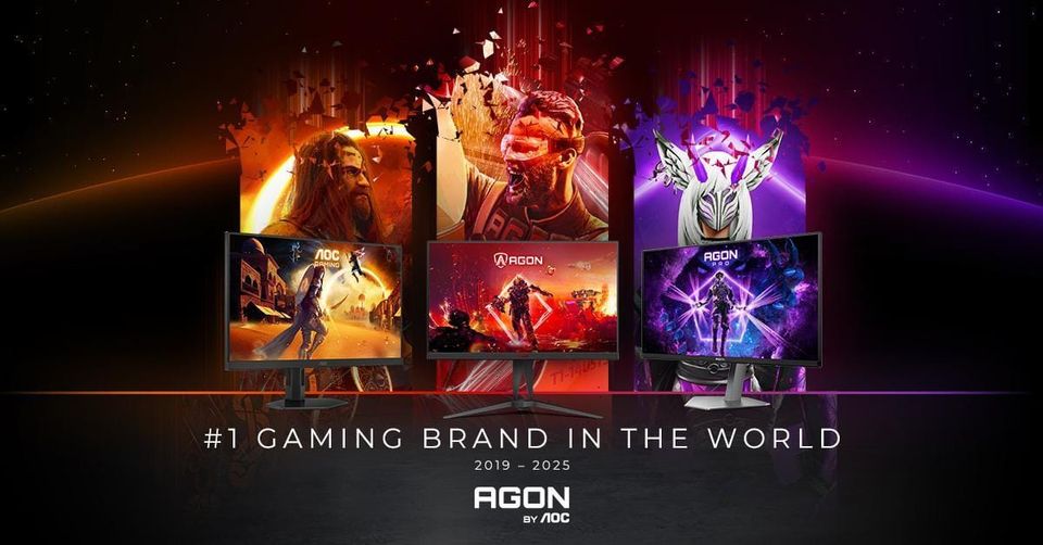 AGON by AOC domina il gaming: numeri incredibili nel 2025