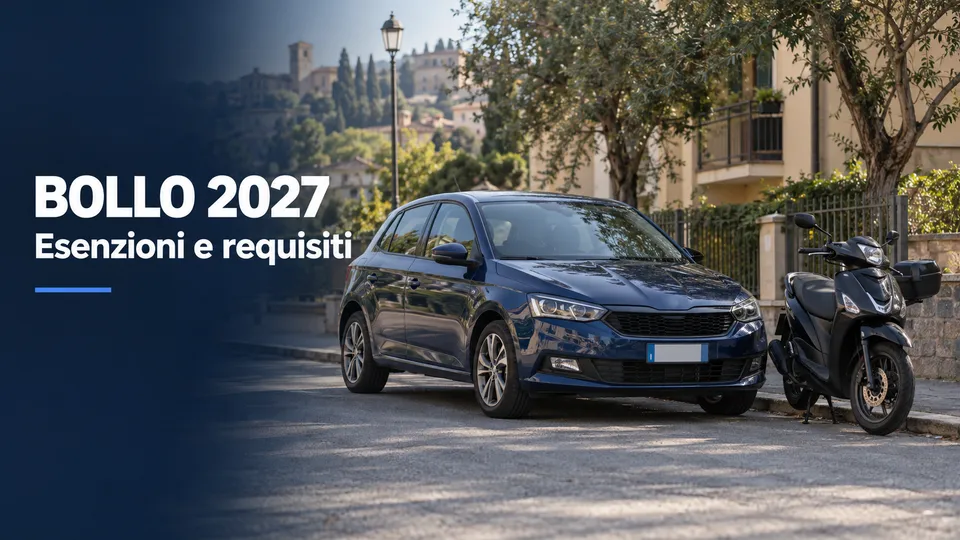 Esenzione bollo 2027: requisiti, auto e moto nel decreto