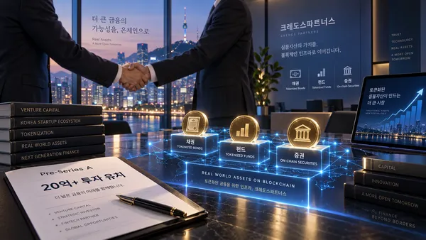 크레도스파트너스, 프리A서 20억 이상 확보…STO 제도화 앞두고 사업 확대