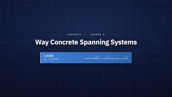 concrete 2 way concrete spanning systems