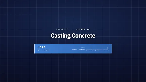 concrete 4a casting concrete