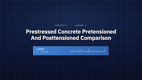 concrete 7. prestressed concrete pretensioned and posttensioned comparison